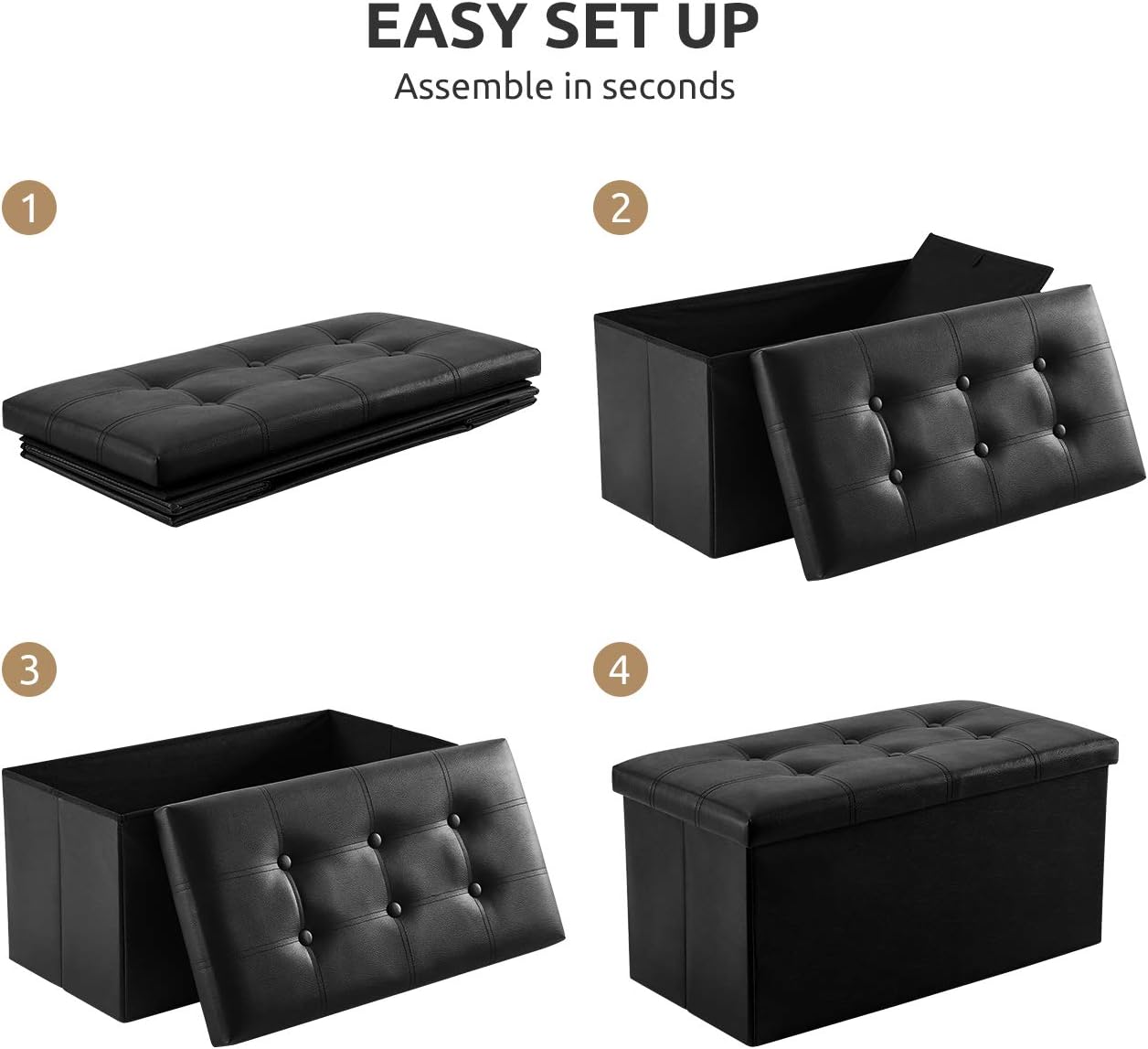 Storage Ottoman Bench