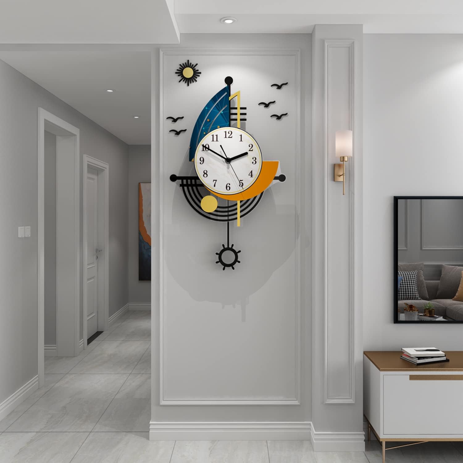 Decorative Wall Clock 16-Inch