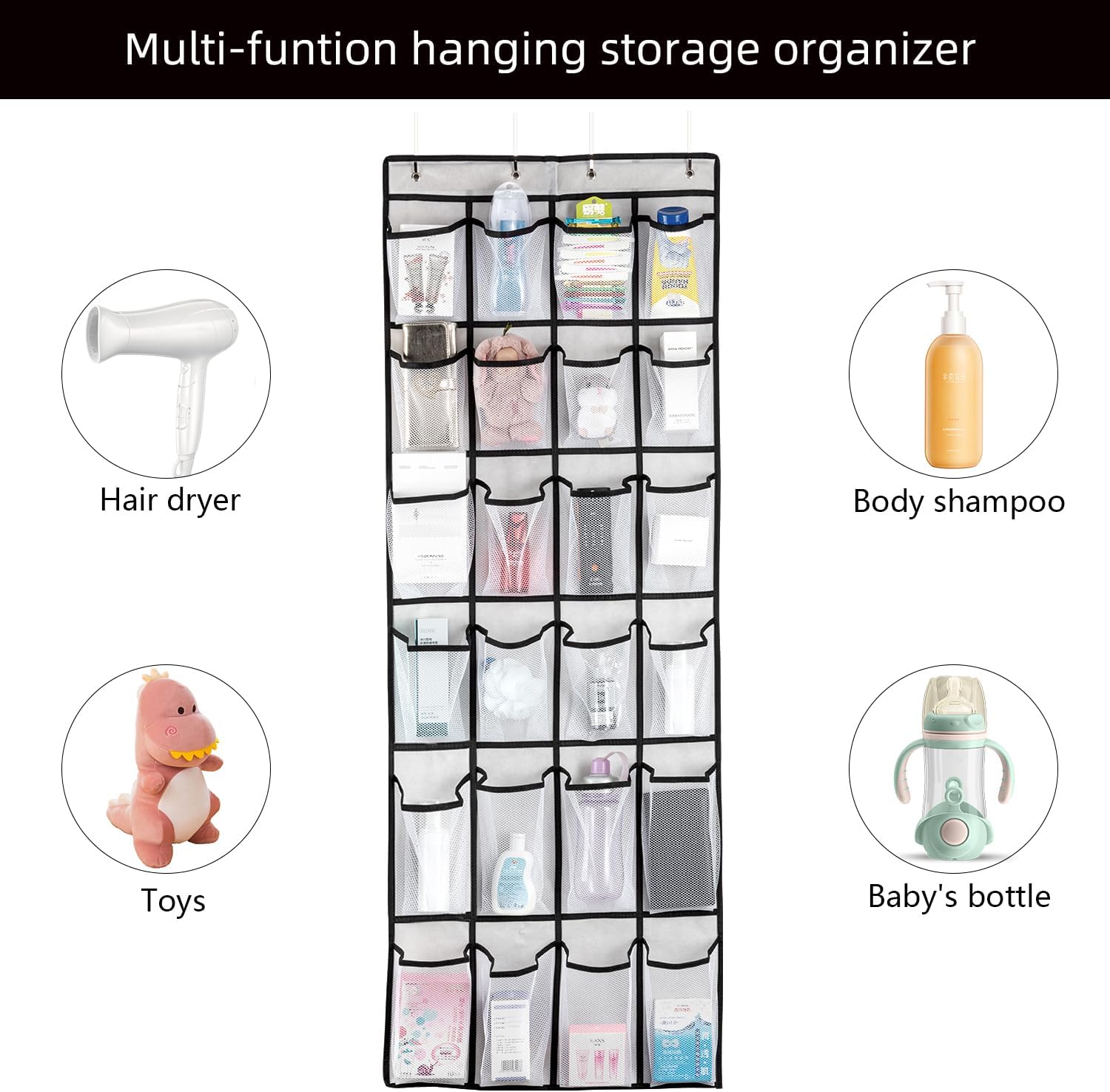Over-the-Door Organizer 24-Pocket