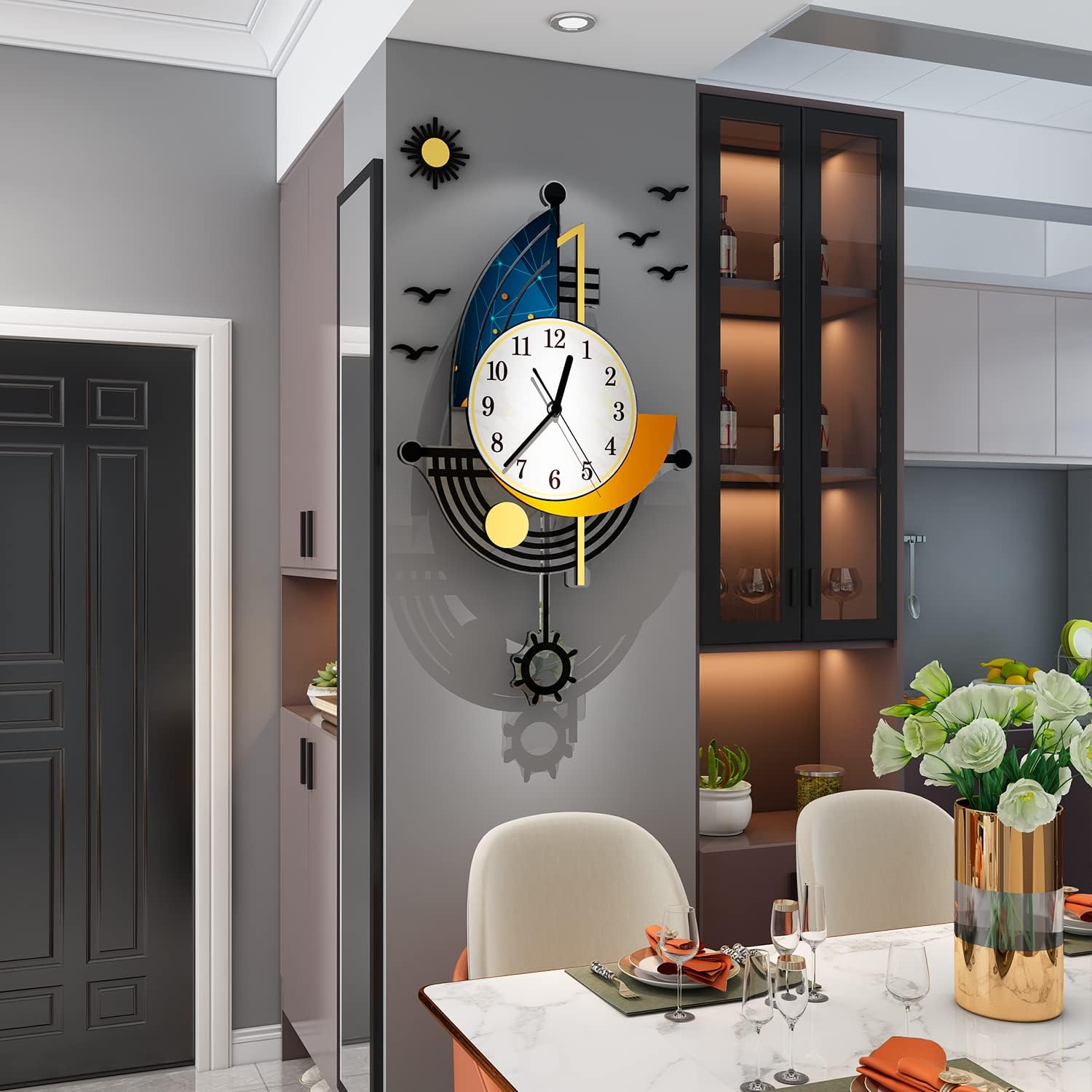 Decorative Wall Clock 16-Inch
