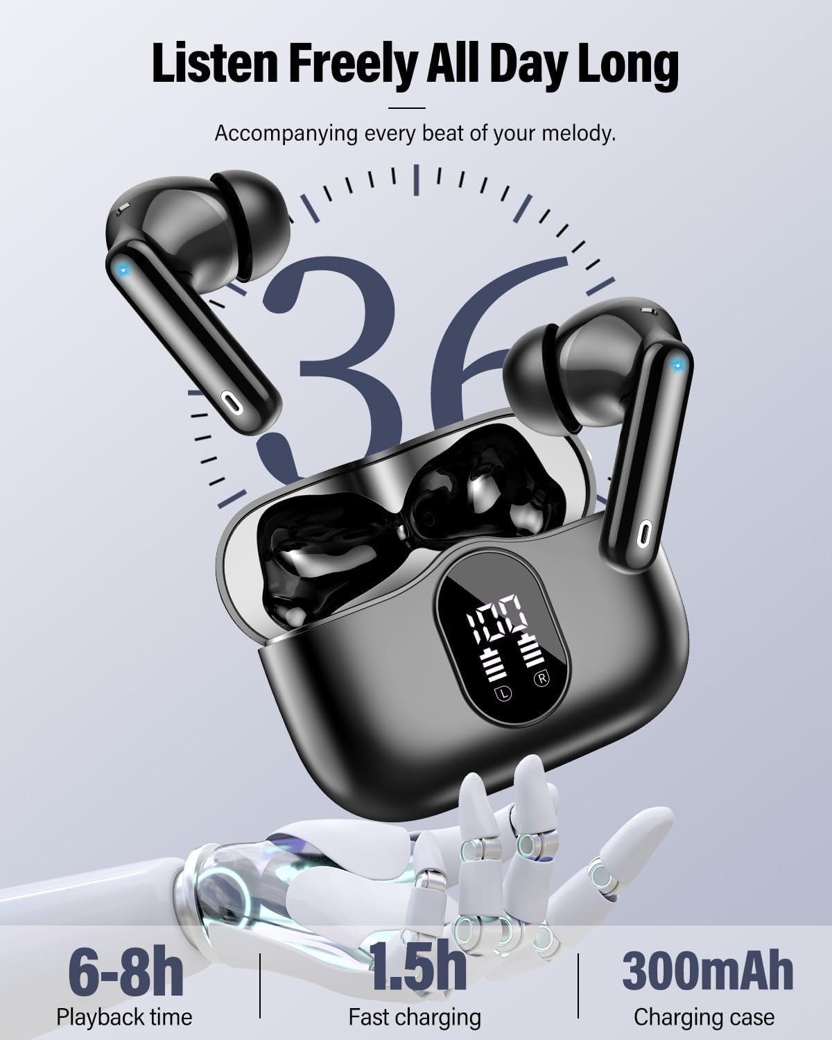 Wireless Bluetooth Earbuds