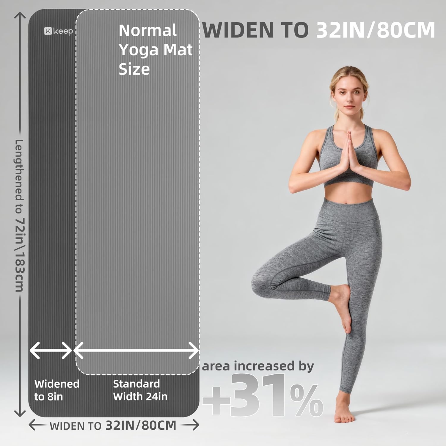Yoga Mat Non-Slip 6mm