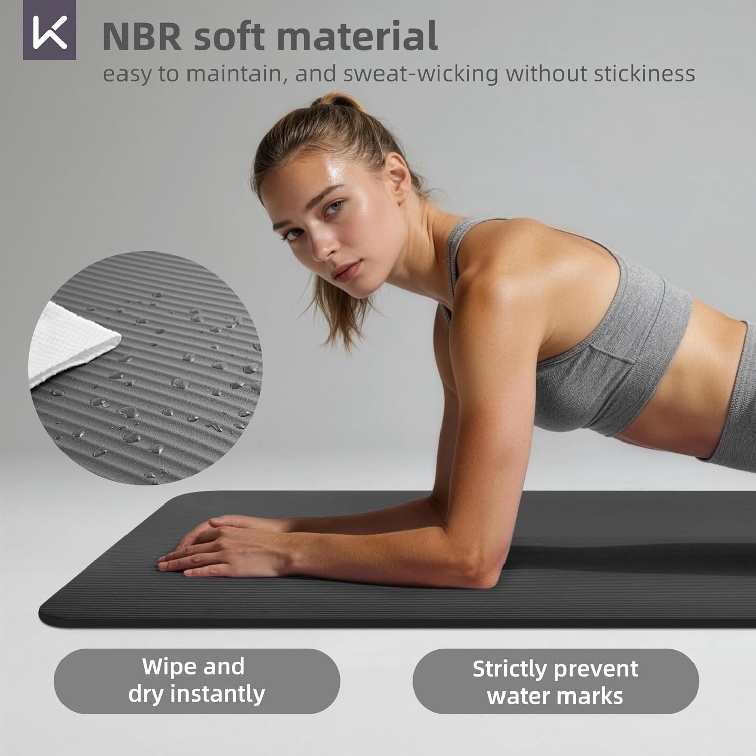 Yoga Mat Non-Slip 6mm
