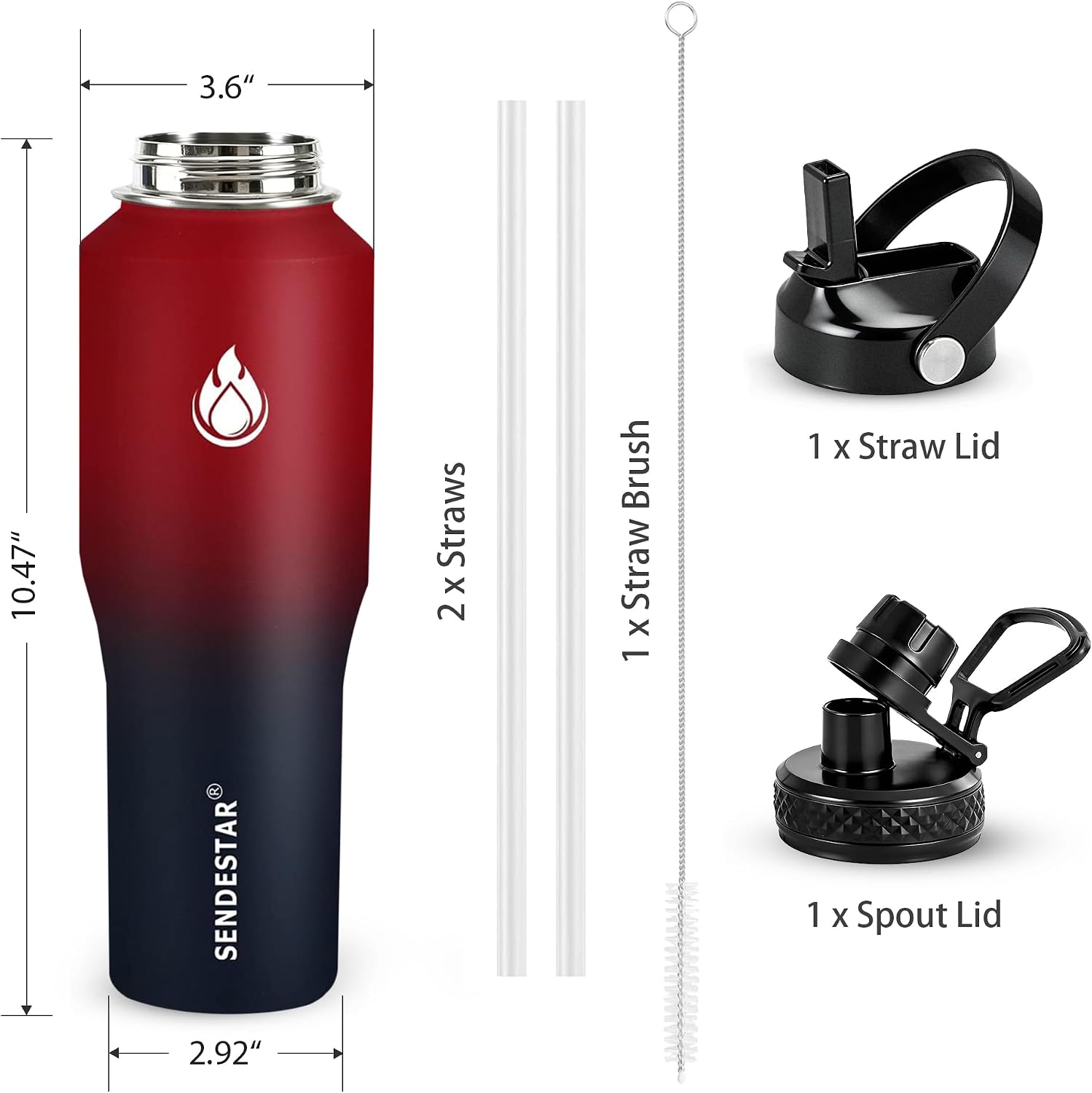 Insulated Water Bottle 32oz