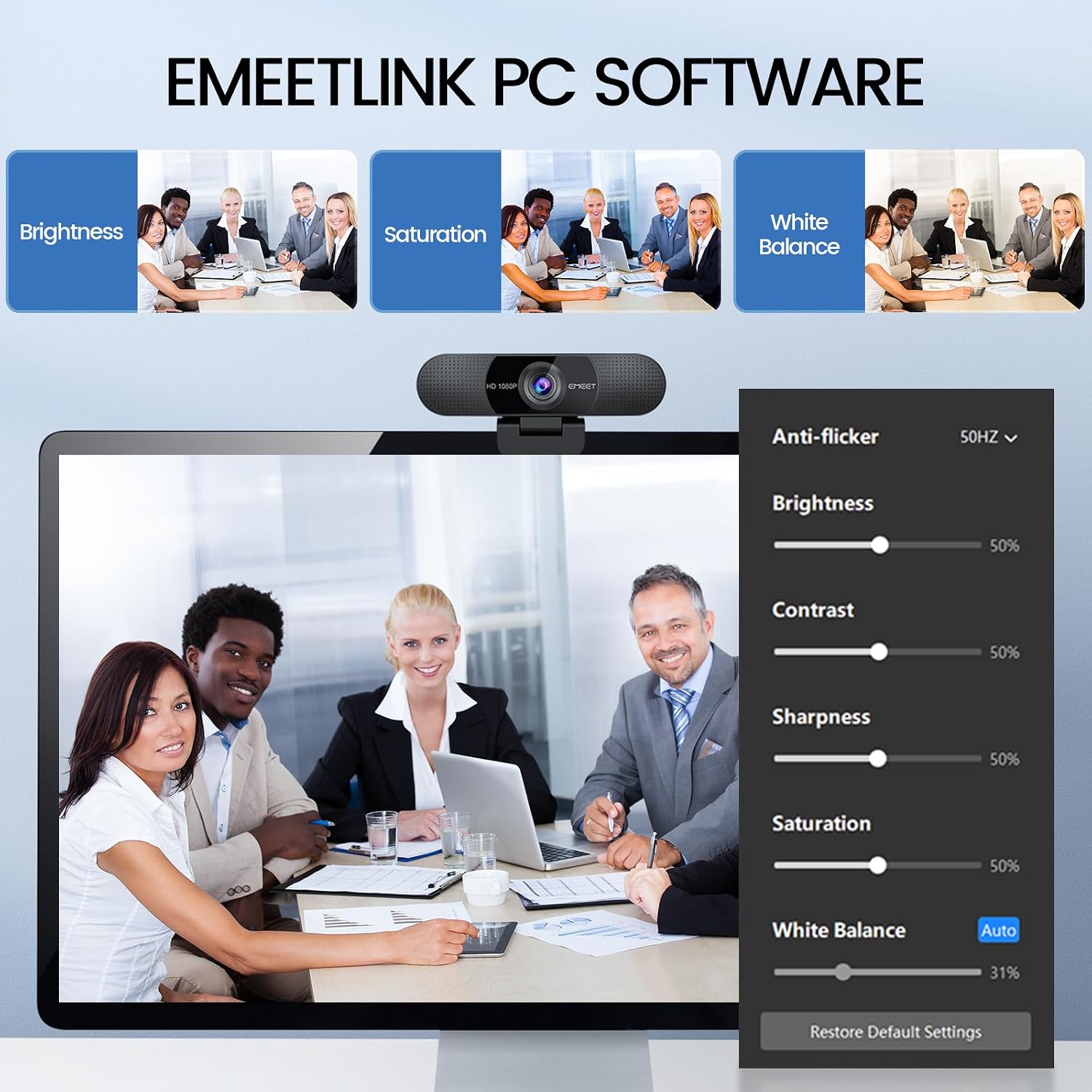 Webcam HD 1080p with Microphone