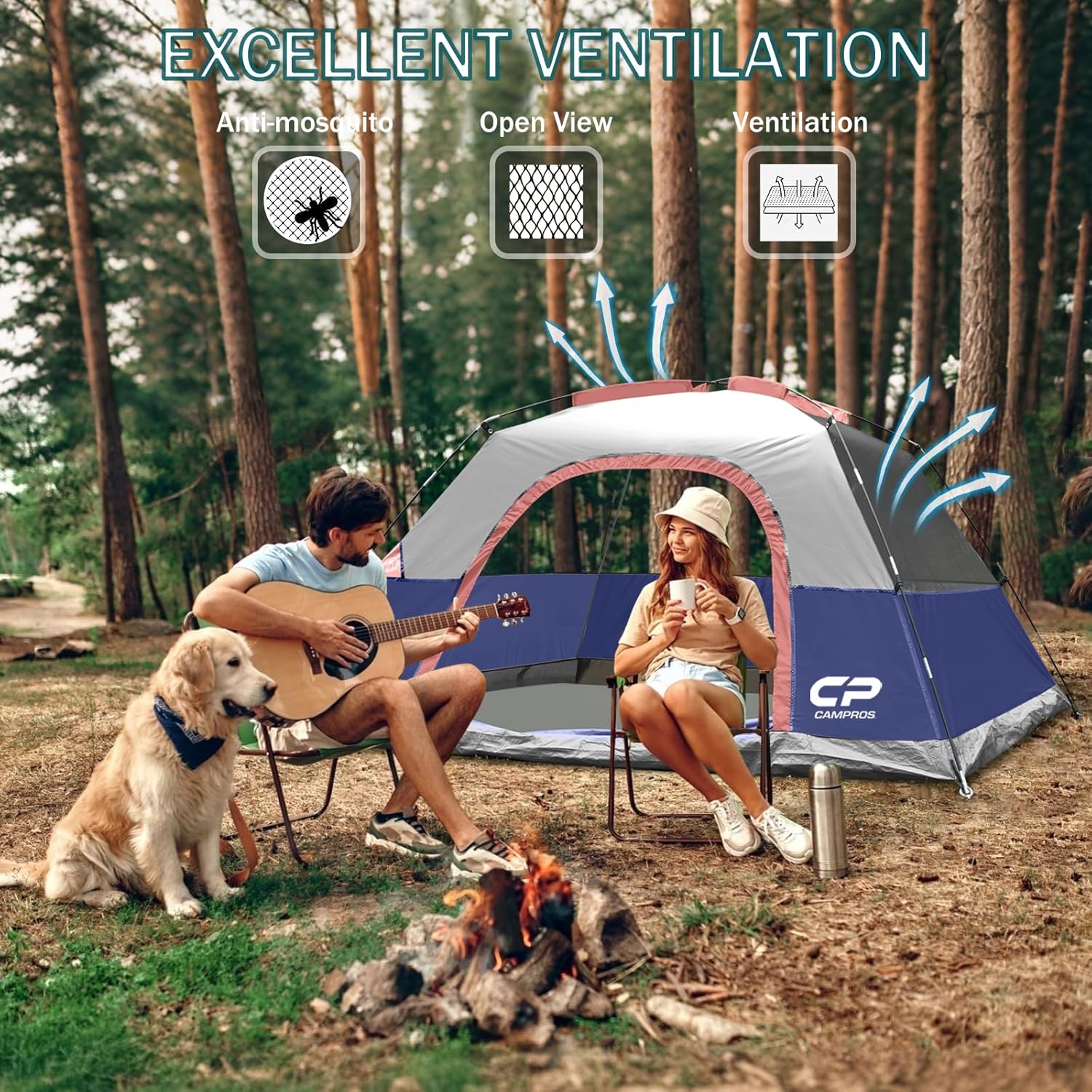 Camping Tent 4-Person