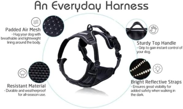 No-Pull Dog Harness with Leash