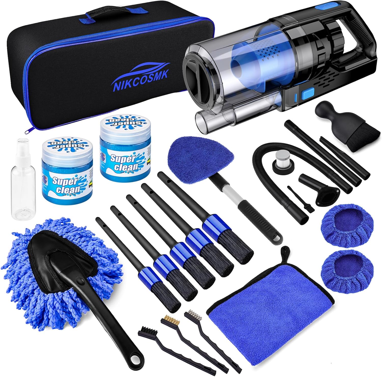 Car Cleaning Kit 12-Piece