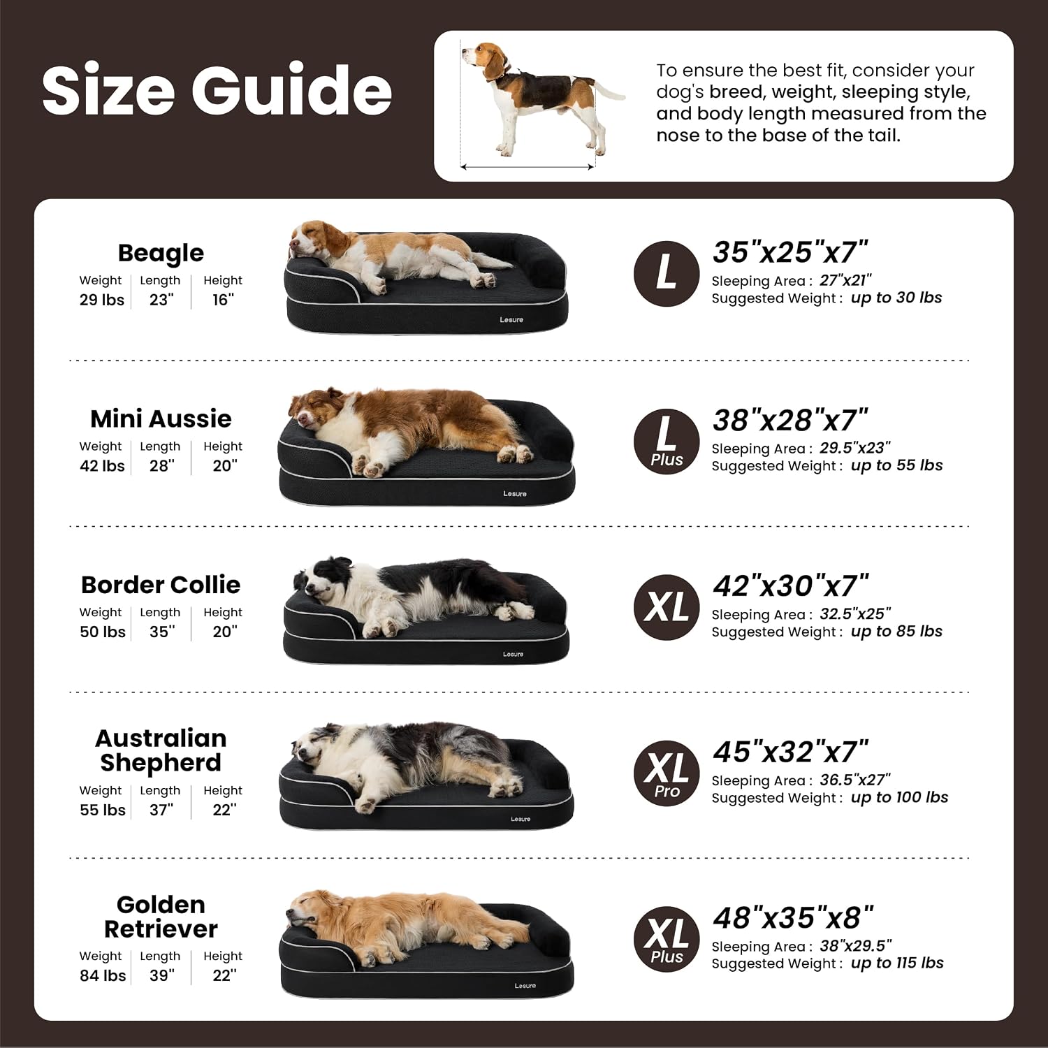 Orthopedic Dog Bed Large